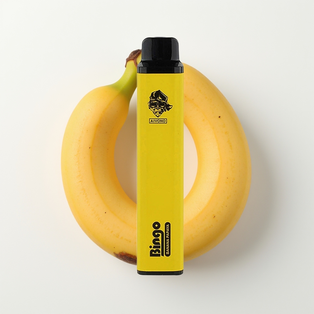 Aivono AIM BINGO 4000 Puff Eldobható E-cigaretta Banán Papaya – 10 mL, 1000mAh