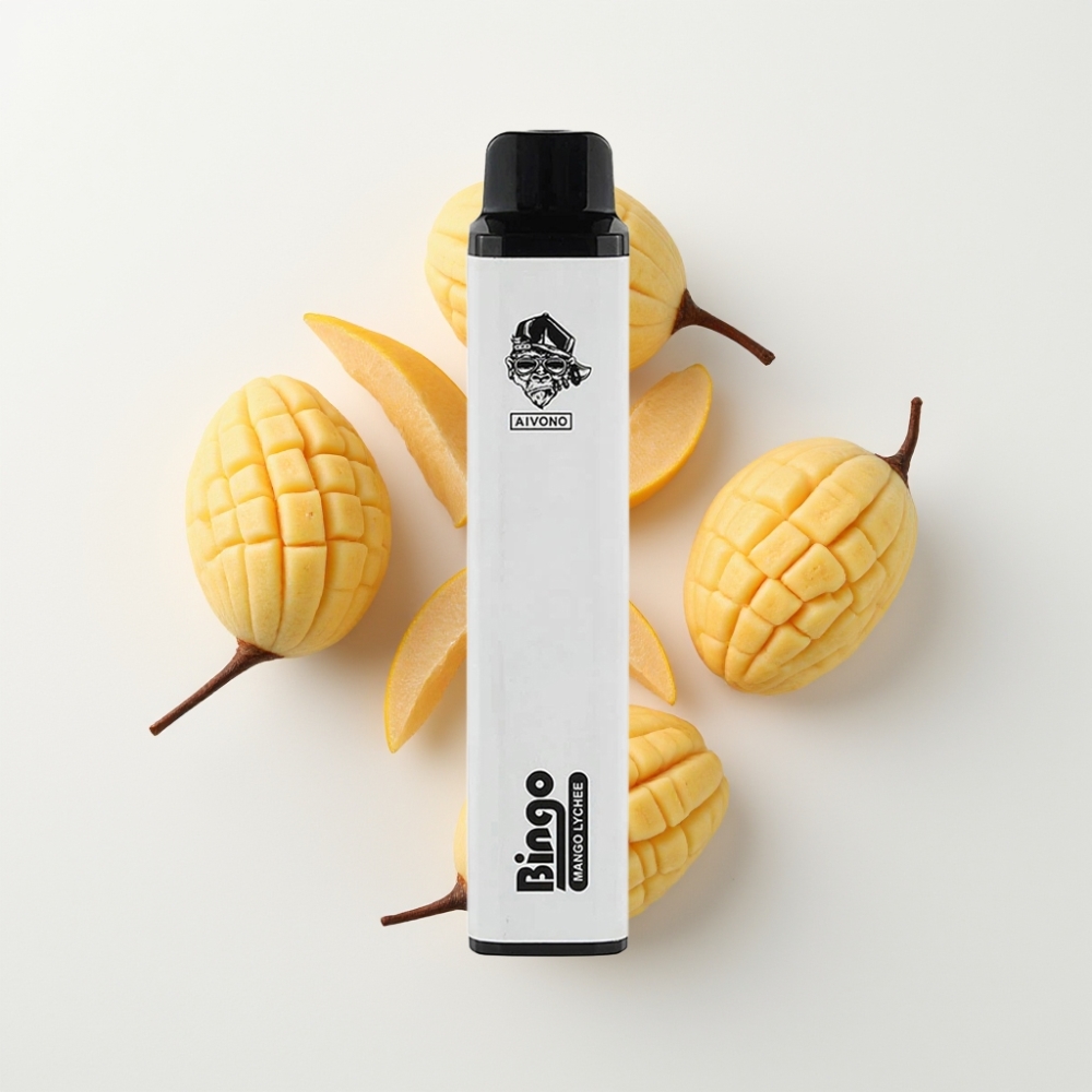 Aivono AIM BINGO 4000 Puff Eldobható E-cigaretta Mango Licsi, 10 mL, 1000mAh