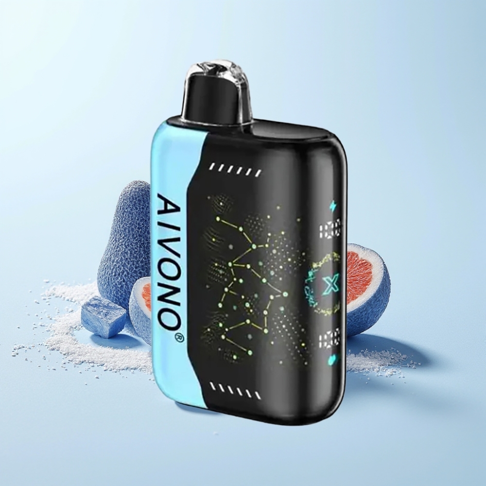 Aivono Aim Boom 25000 Puff 0-5% Nikotin 28ml Azul Áfonya Jég Elfogyasztható E-Cigi