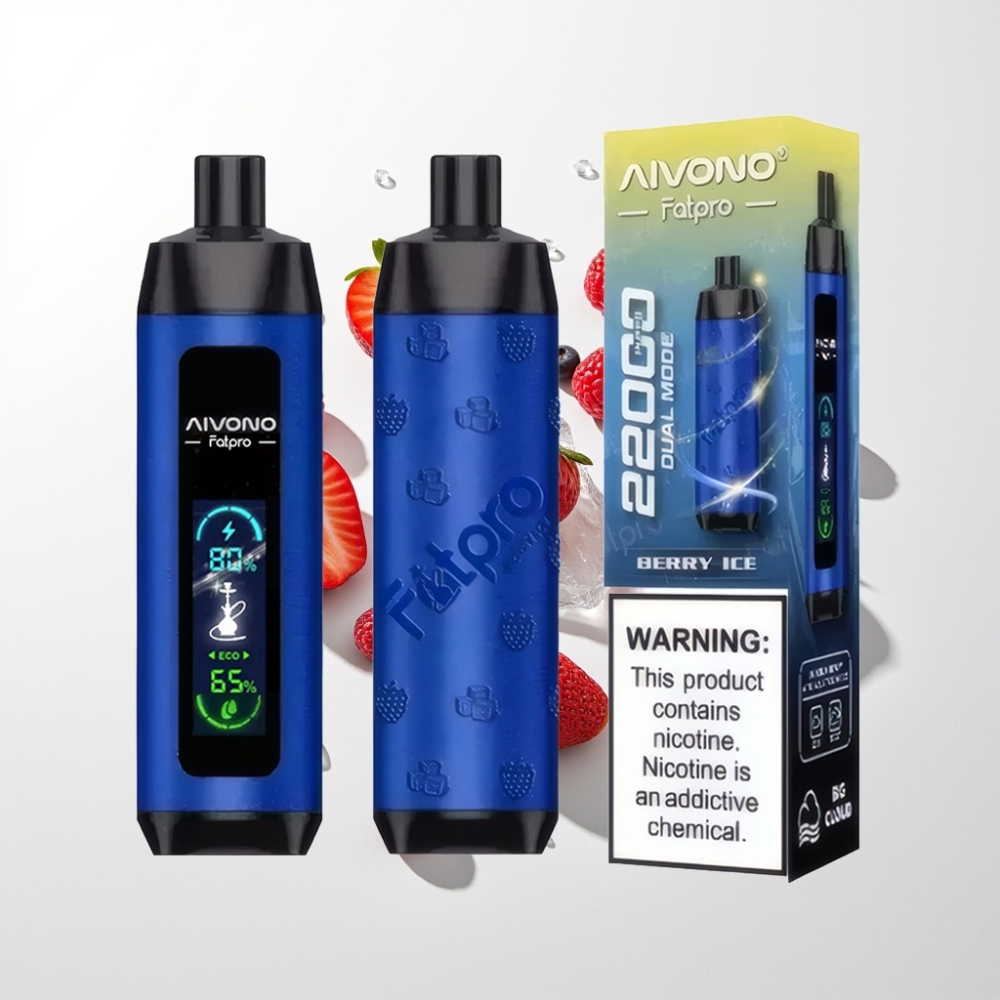 Aivono AIM FATPRO 22000 Puff 28ml E-liquid 10 Ízesítés 600mAh Berry Jég