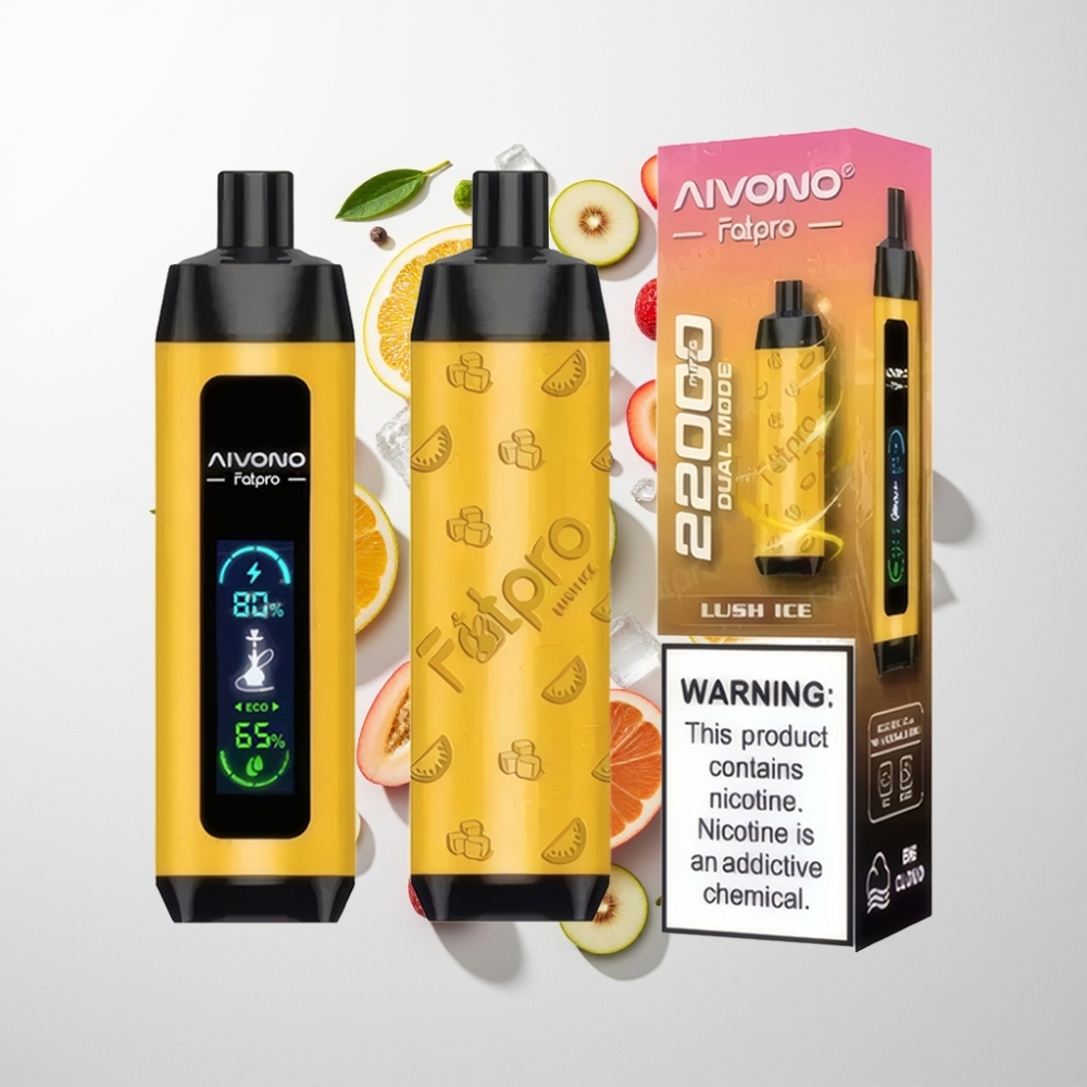 Aivono AIM FATPRO 22000 Puffs 28ml Lédús Jég 0%–5% Nikotin 600mAh Dual Modes Mesh Coil