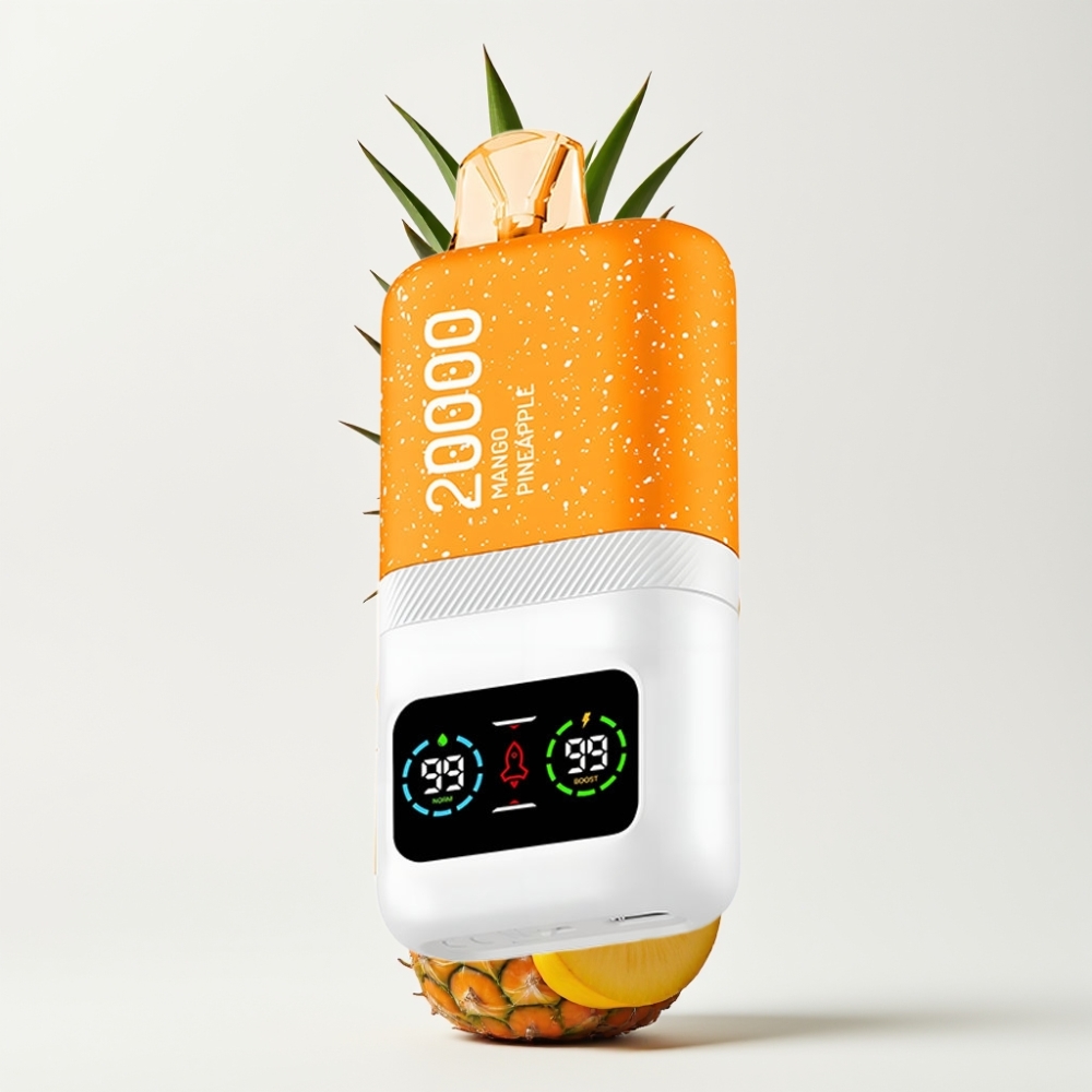 Aivono AIM MAGIC 20000 Puff Eldobható E-cigaretta Mango-Ananász, 26ml, 5% Nikotin, Dual Mesh Coil, LCD Kijelző