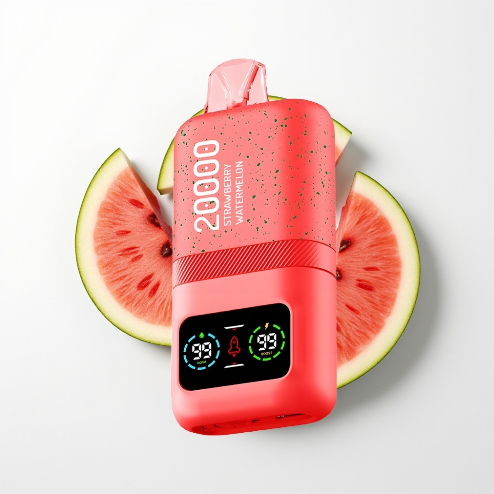 Aivono AIM MAGIC 20000 Puff Eldobható E-szigaretta Eper görögdinnye íz, 26ml e-liquid, LCD kijelző, Type-C töltés