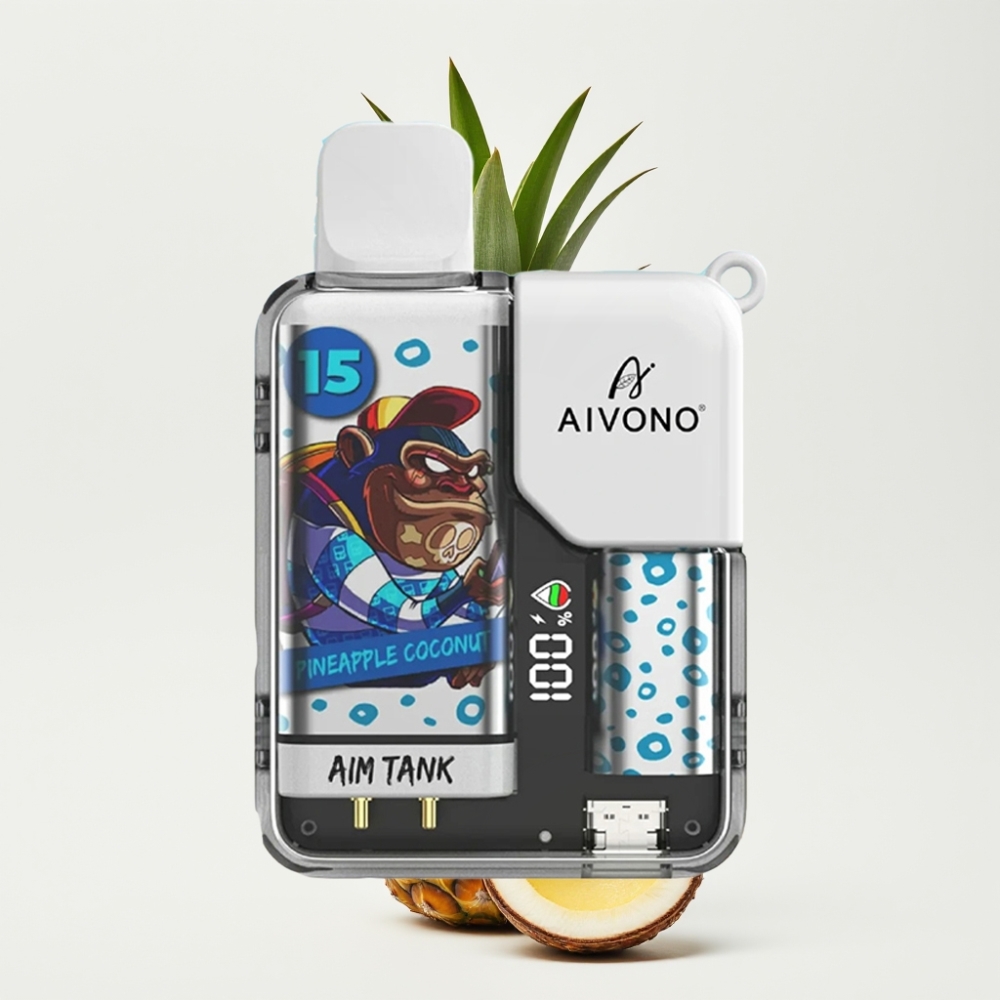 Aivono AIM-TANK 9500 Puffs 18ml 650mAh LCD Ananász-Kókusz