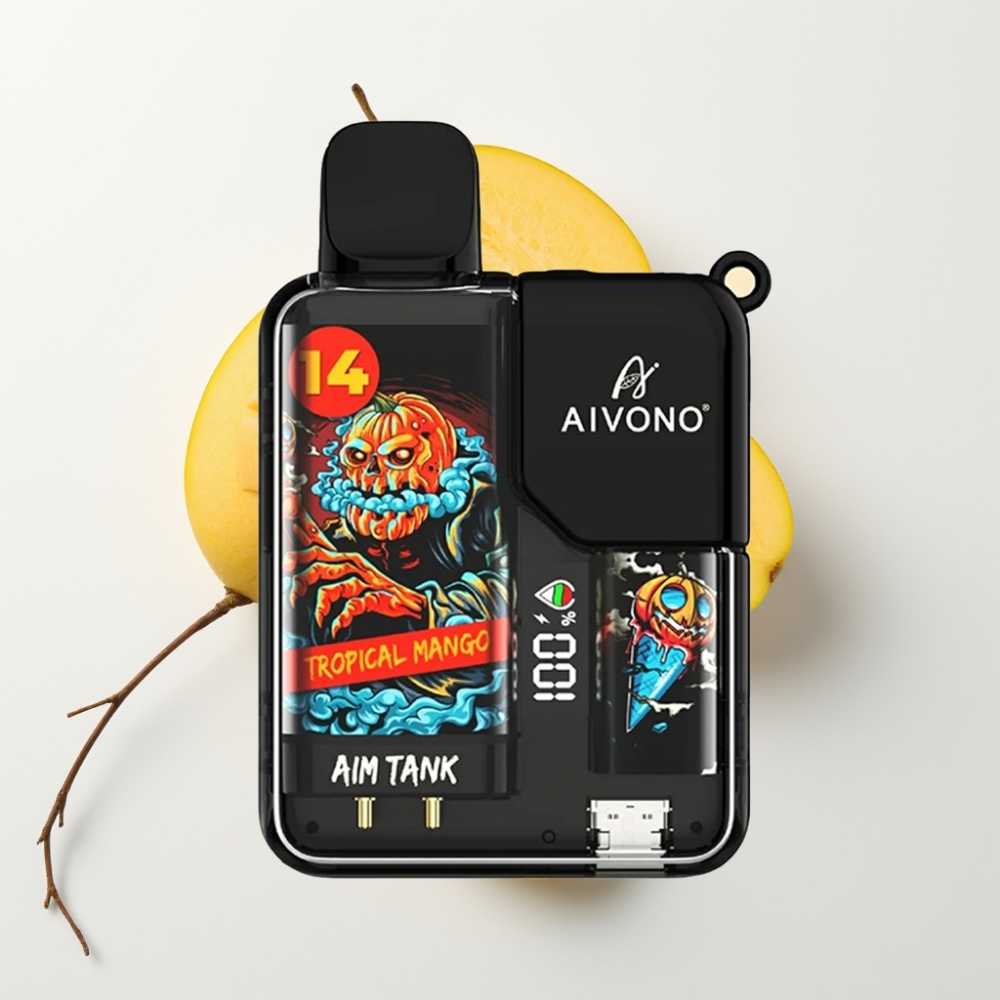 Aivono AIM-TANK 9500 Puffs 18ml 650mAh Trópusi Mangó