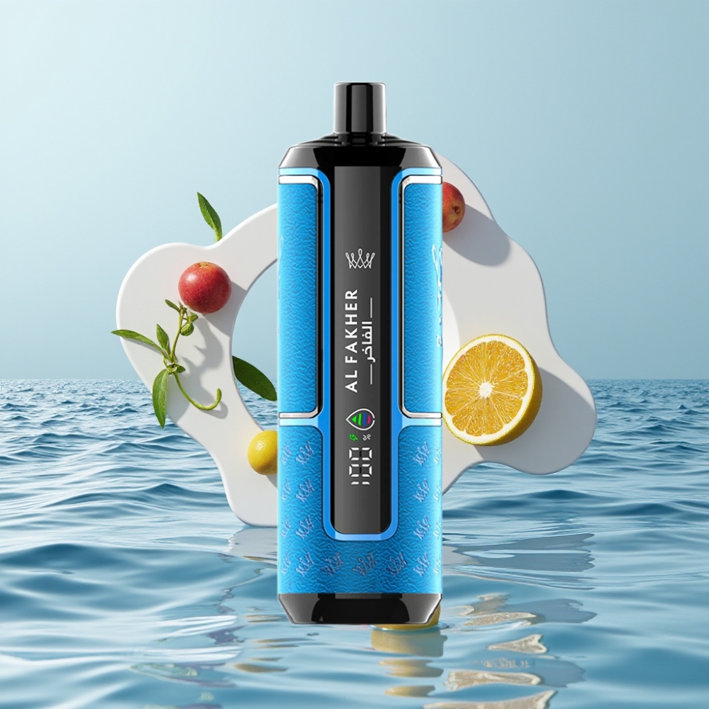 Al Fakher Crown Bar 15K Hypermax Eldobható Vape Készlet – 22ml, 600mAh, 15 000 Füst, Azul Óceán