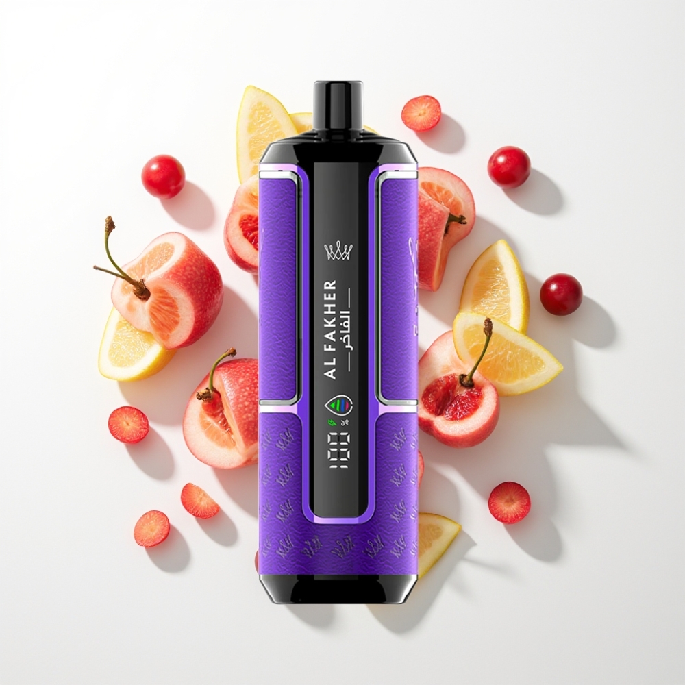 Al Fakher Crown Bar 15K Hypermax Eldobható Vape Készlet Csereszne Fesztivál