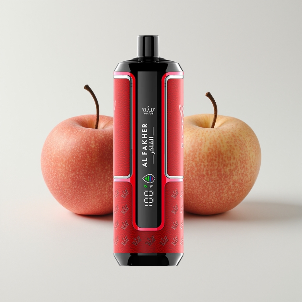 Al Fakher Crown Bar 15K Hypermax Eldobható Vape Készlet – Két Alma, 22ml, 15 000 Puff