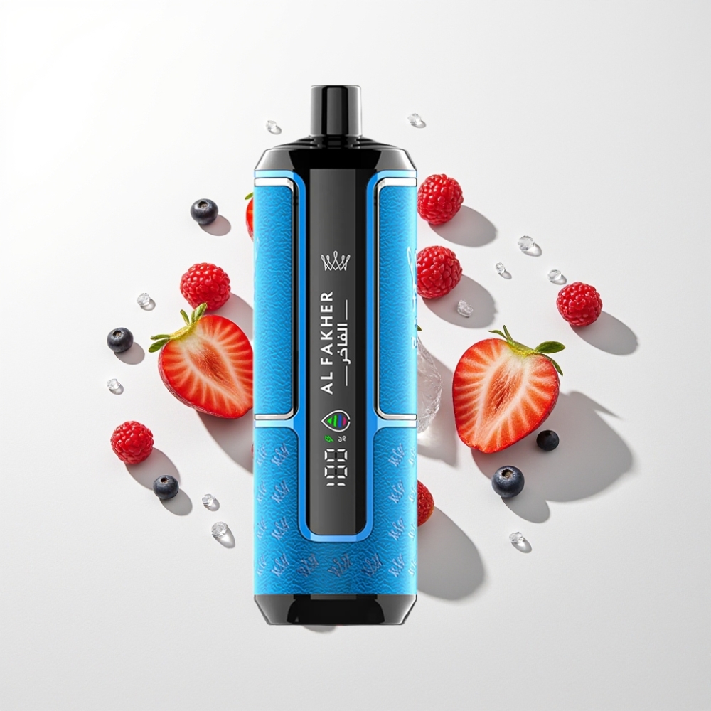 Al Fakher Crown Bar 15K Hypermax Eldobható Vape Kit Bogyós Jég