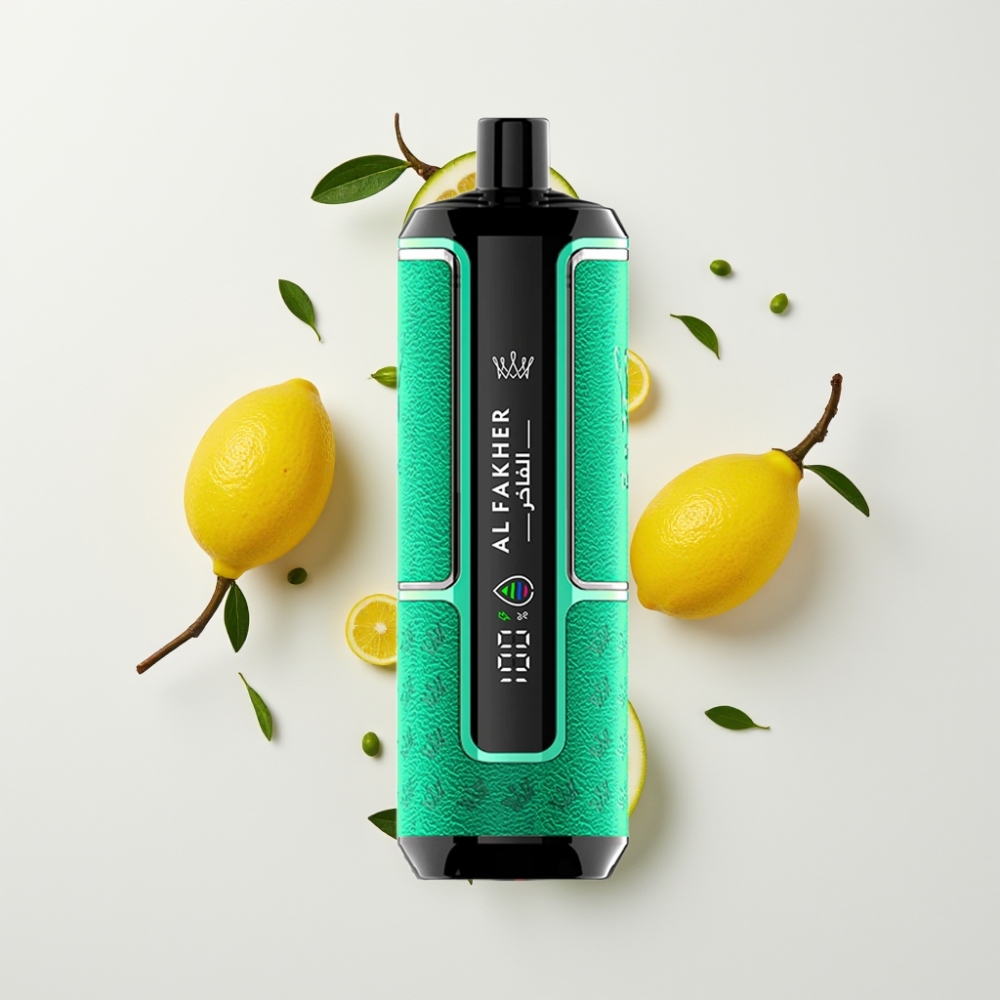 Al Fakher Crown Bar 15K Hypermax Eldobható Vape Kit Citrom-Lime, 22ml, 600mAh, 15 000 Puff