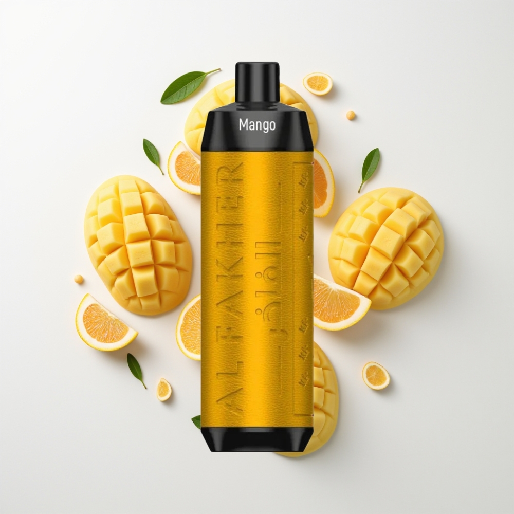 Al Fakher Crown Bar 8000 Crystal Egyszerhasználatos Vape – 600mAh, 18ml, 8000 Slukk, Mango Jég