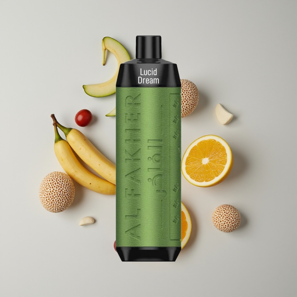 Al Fakher Crown Bar 8000 Crystal Egyszerhasználatos Vape – 600mAh, 18ml, 8000 Szippantás, Áttetsző Álom