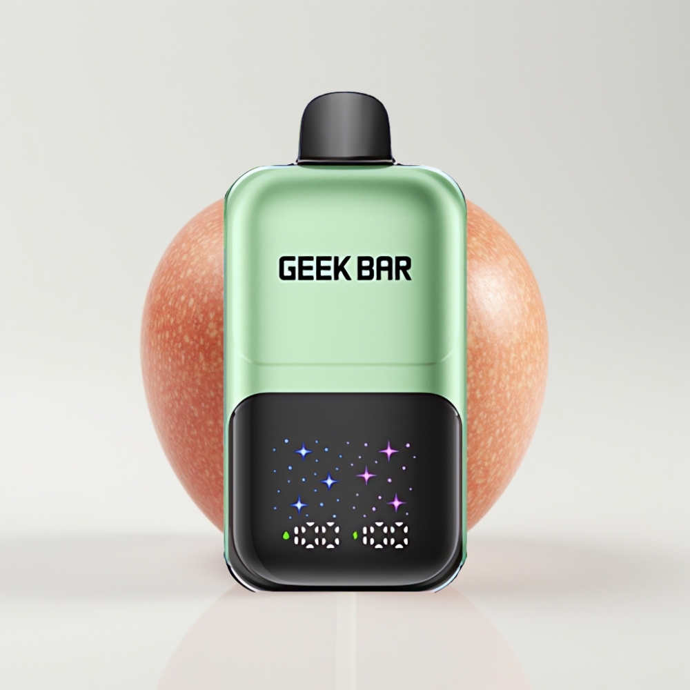 GEEK BAR 2GO 20ml 50000 Puff Két Sorozat Egyszerhasználatos E-Pipa Két Alma A&B, Interaktív Kijelző, 3 Fokozatú Íz/Hűvösség, Dupla Tartály