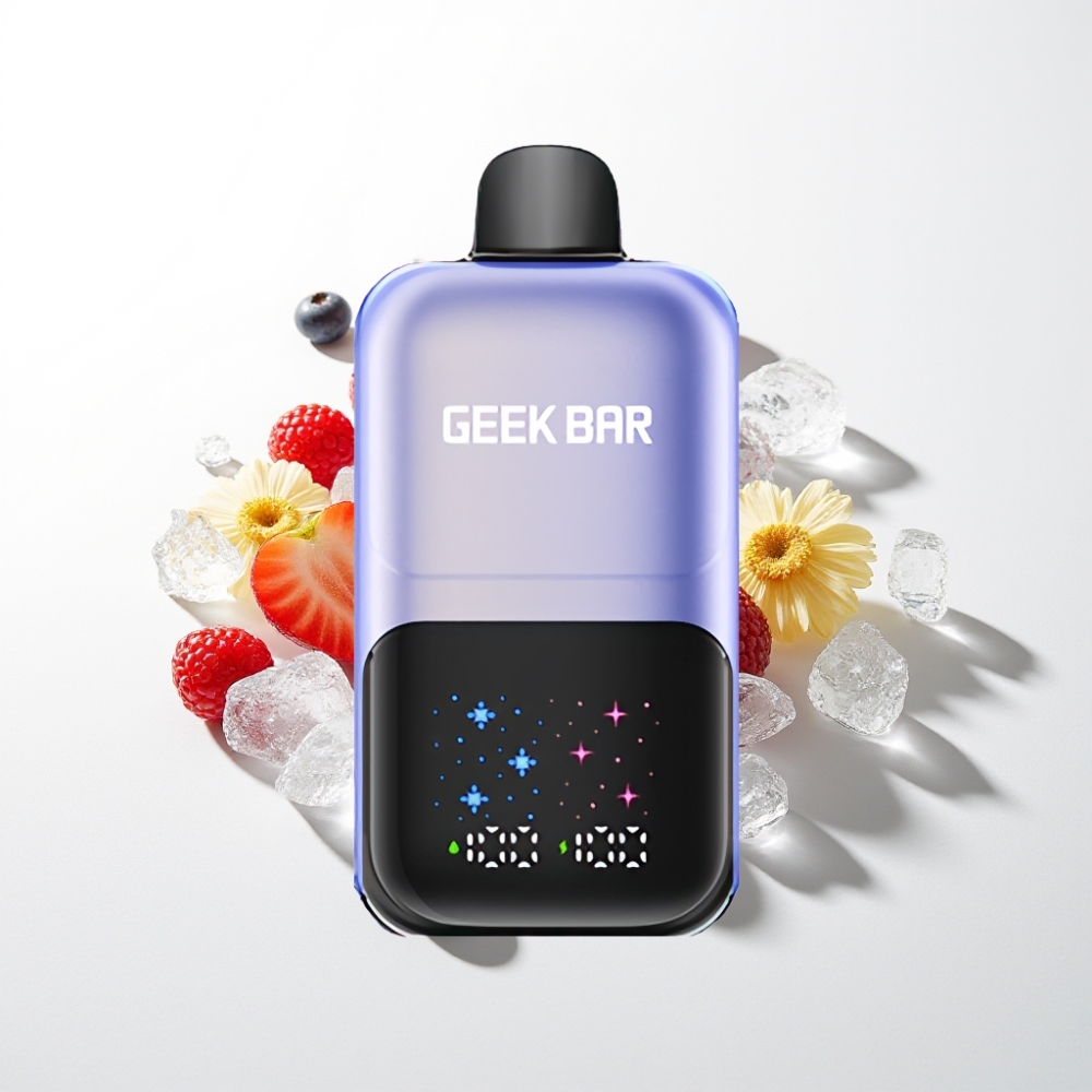 GEEK BAR 2GO 20ml 50000 Puff Két Sorozat Egyszerhasználatos E-cigaretta Jeges Vegyesbogyó