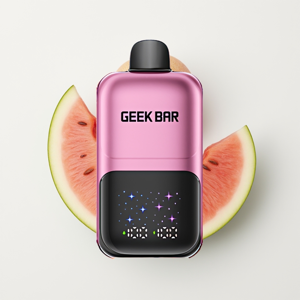 GEEK BAR 2GO 20ml 50000 Puff Két Sorozat Eldobható E-Párologtató Őszibarack & Görögdinnye