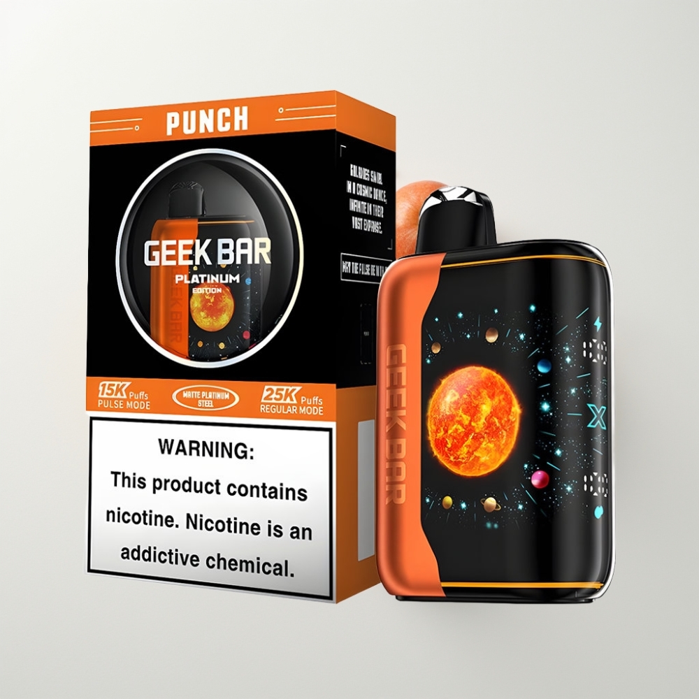 GEEK BAR Platinum Edition 25000 Puff, Pulse Mód, Kettős Mesh Tekercs, 20mL E-Liquid