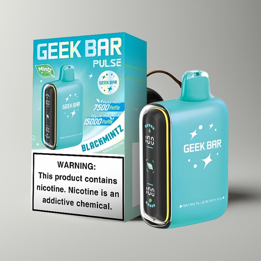 GEEK BAR Pulse 15000 Puff Egyszerhasználatos E-cigaretta Menta Kiadás, 16ML, 5% Nikotin