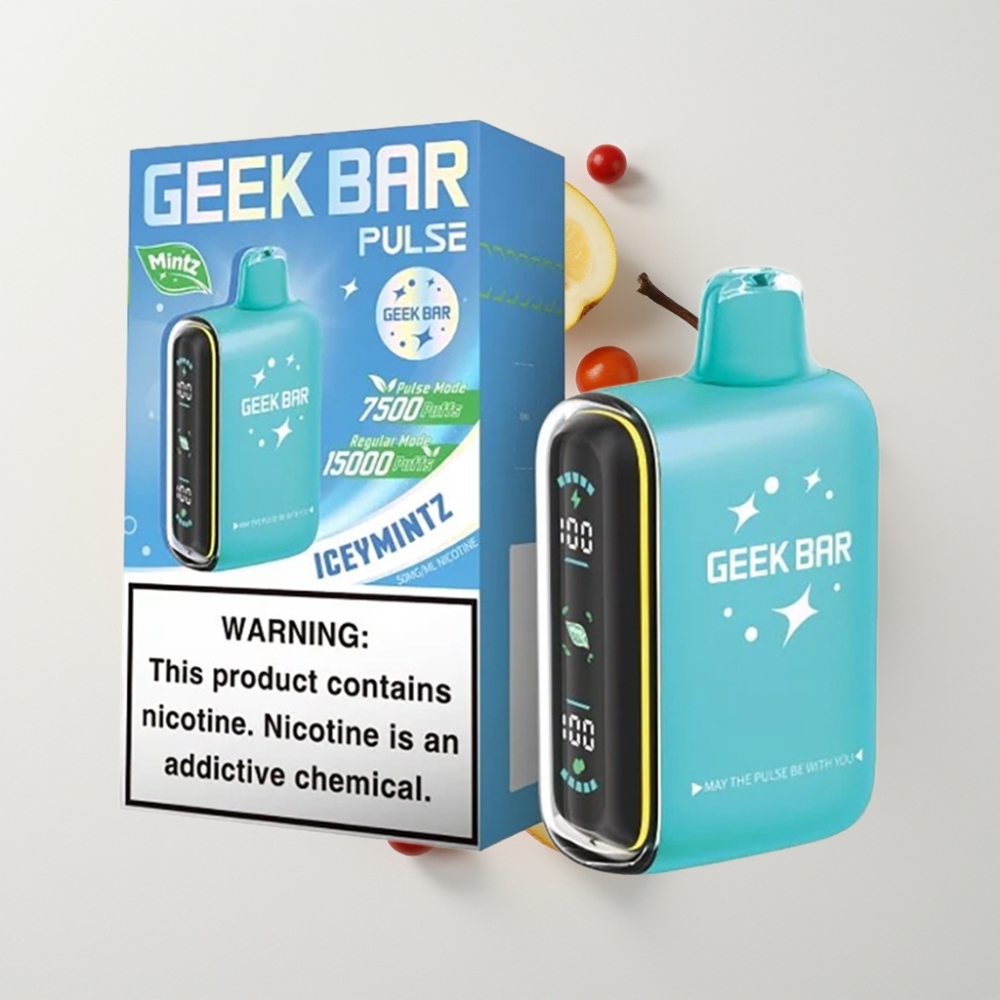 GEEK BAR Pulse 15000 Puff Egyszerhasználatos E-cigaretta Menta Kiadás, 16ML, 5% Nikotin