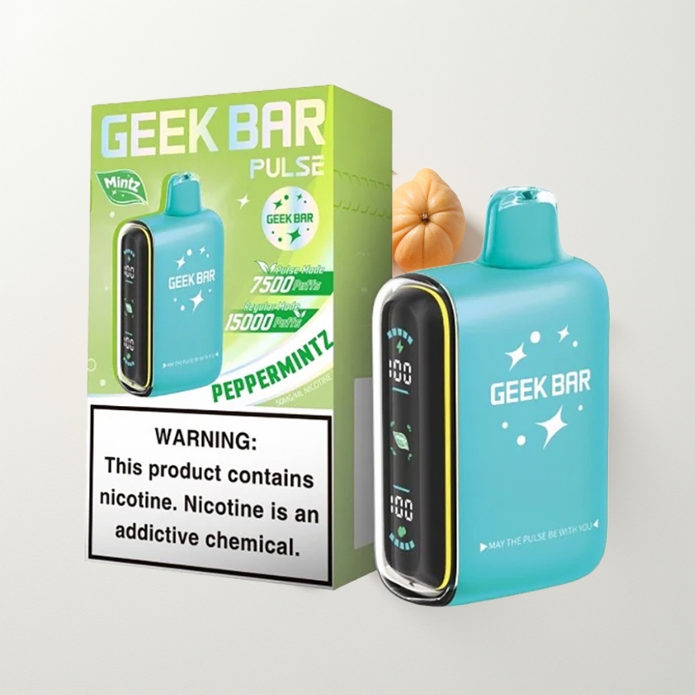 GEEK BAR Pulse 15000 Puff Egyszerhasználatos E-cigaretta Menta Kiadás, 16ML, 5% Nikotin