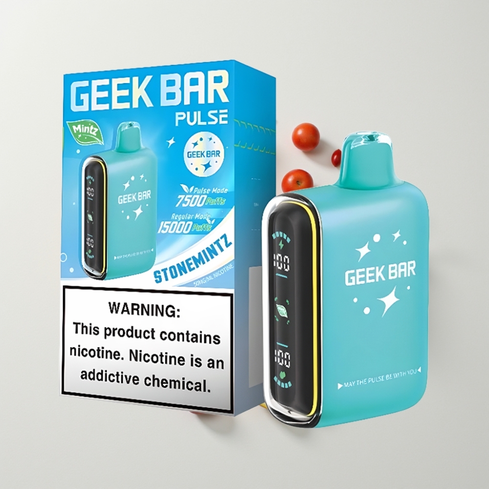 GEEK BAR Pulse 15000 Puff Egyszerhasználatos E-cigaretta Menta Kiadás, 16ML, 5% Nikotin