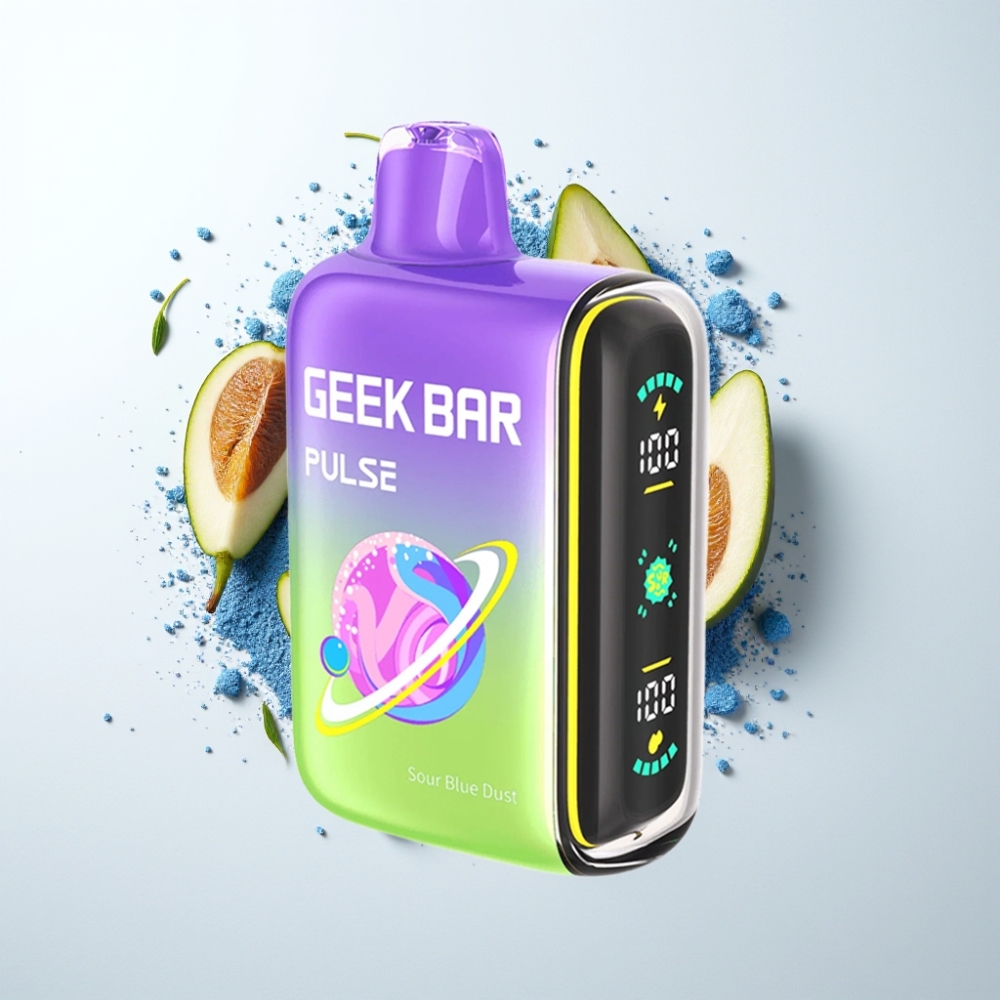 GEEK BAR Pulse 15000 Puff Egyszerhasználatos E-vapor Savanyú Íz, 16ML, 5% Nikotin, Légáramlás-Szabályozó