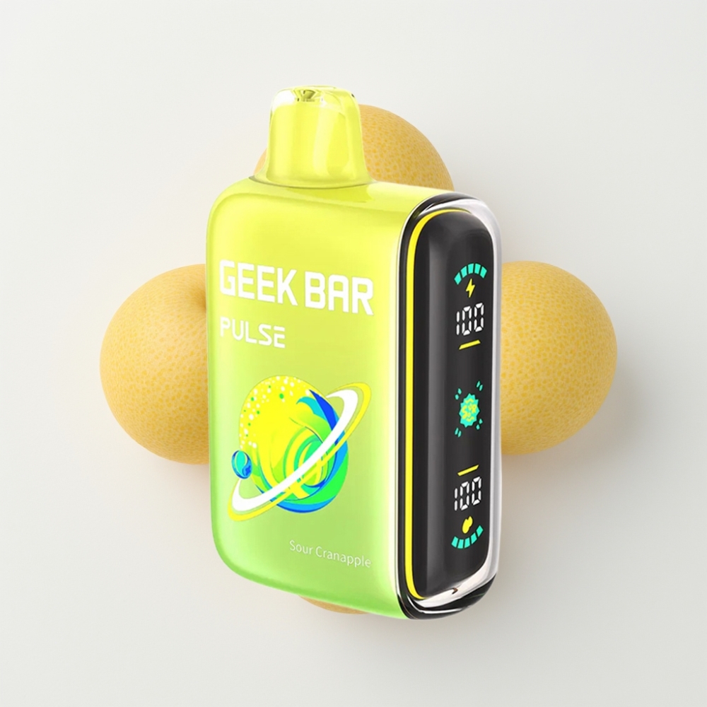 GEEK BAR Pulse 15000 Puff Egyszerhasználatos E-vapor Savanyú Íz, 16ML, 5% Nikotin, Légáramlás-Szabályozó