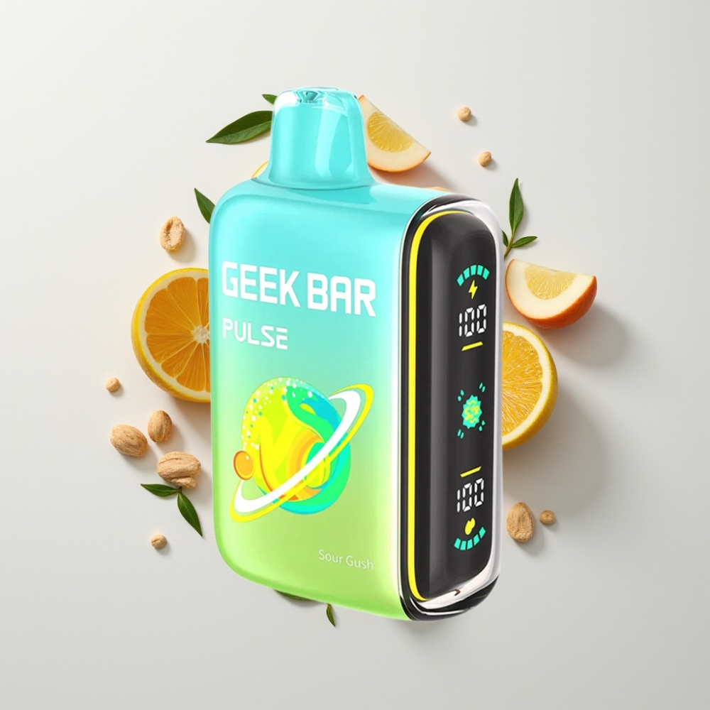 GEEK BAR Pulse 15000 Puff Egyszerhasználatos E-vapor Savanyú Íz, 16ML, 5% Nikotin, Légáramlás-Szabályozó