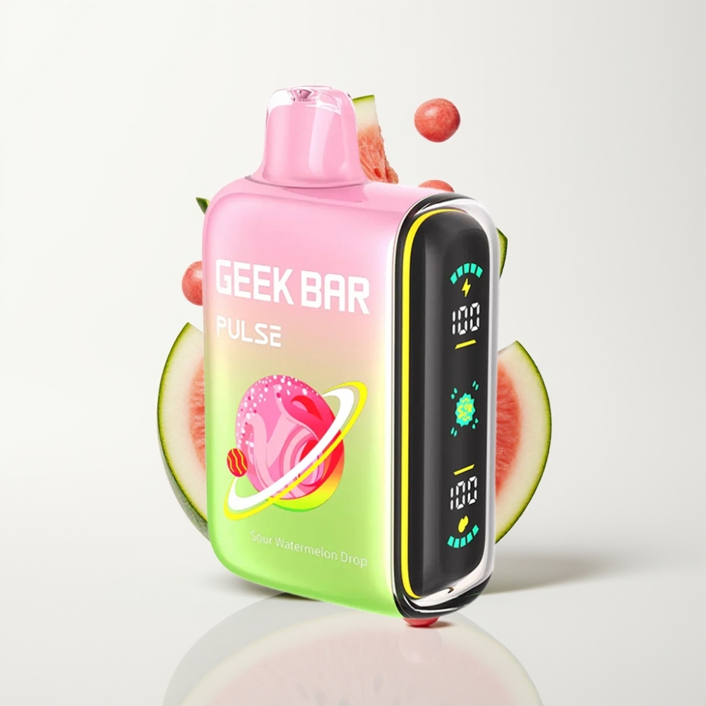 GEEK BAR Pulse 15000 Puff Egyszerhasználatos E-vapor Savanyú Íz, 16ML, 5% Nikotin, Légáramlás-Szabályozó