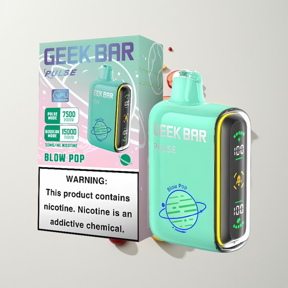 GEEK BAR Pulse 15000 Puff Elszívható Vape 16ML, 5% Nikotin, Légáramlás Szabályozható