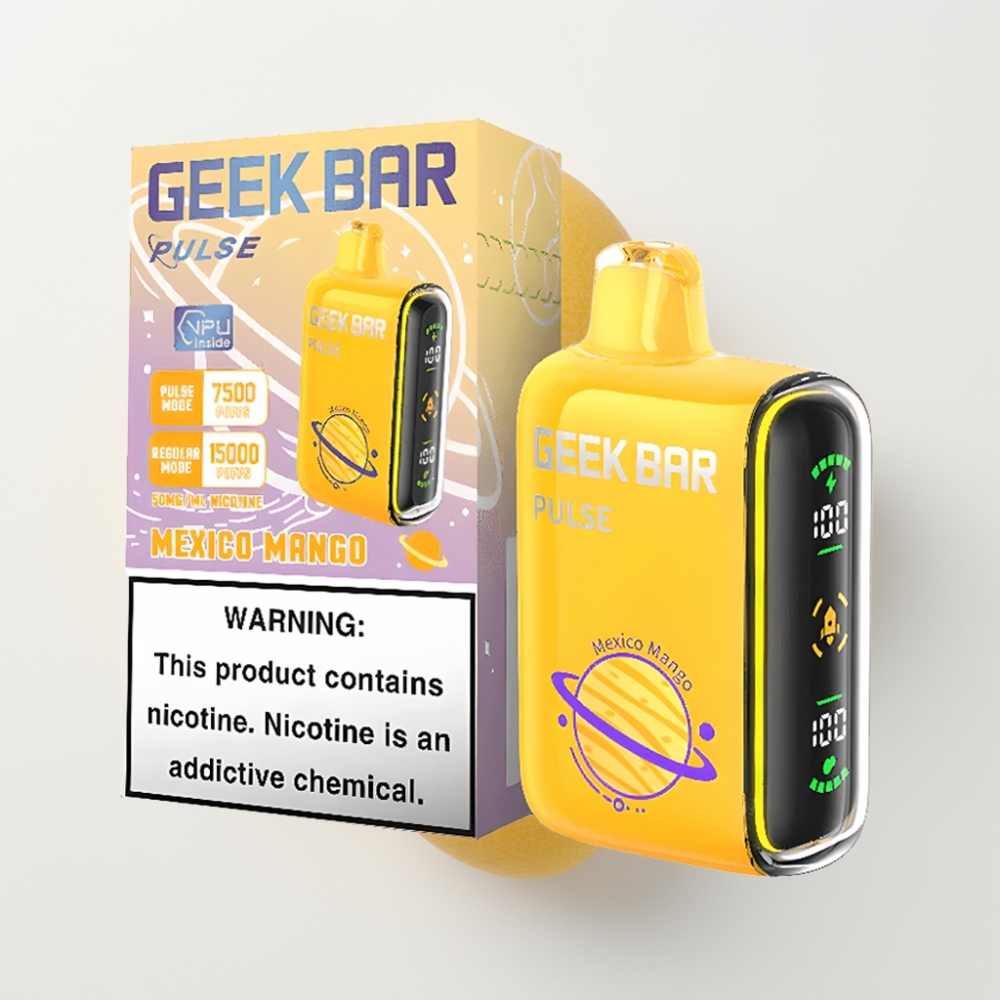 GEEK BAR Pulse 15000 Puff Elszívható Vape 16ML, 5% Nikotin, Légáramlás Szabályozható