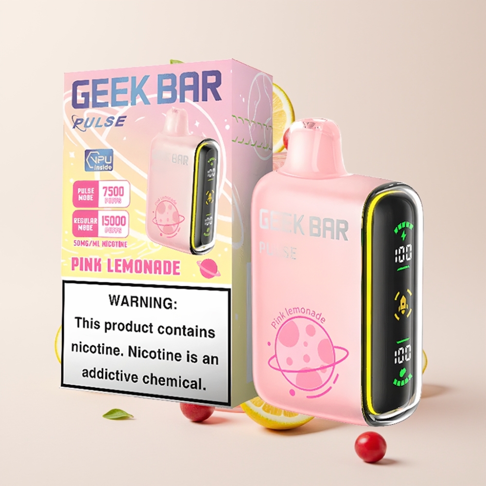 GEEK BAR Pulse 15000 Puff Elszívható Vape 16ML, 5% Nikotin, Légáramlás Szabályozható