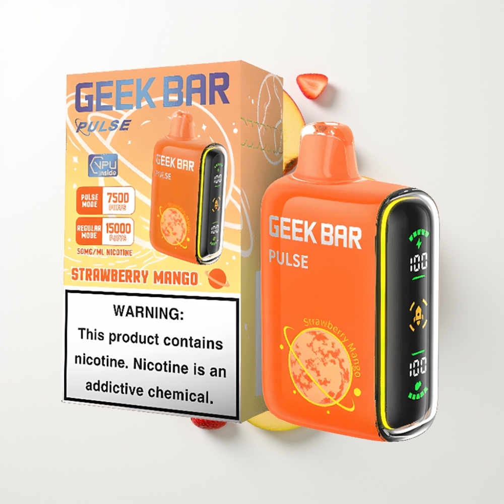 GEEK BAR Pulse 15000 Puff Elszívható Vape 16ML, 5% Nikotin, Légáramlás Szabályozható