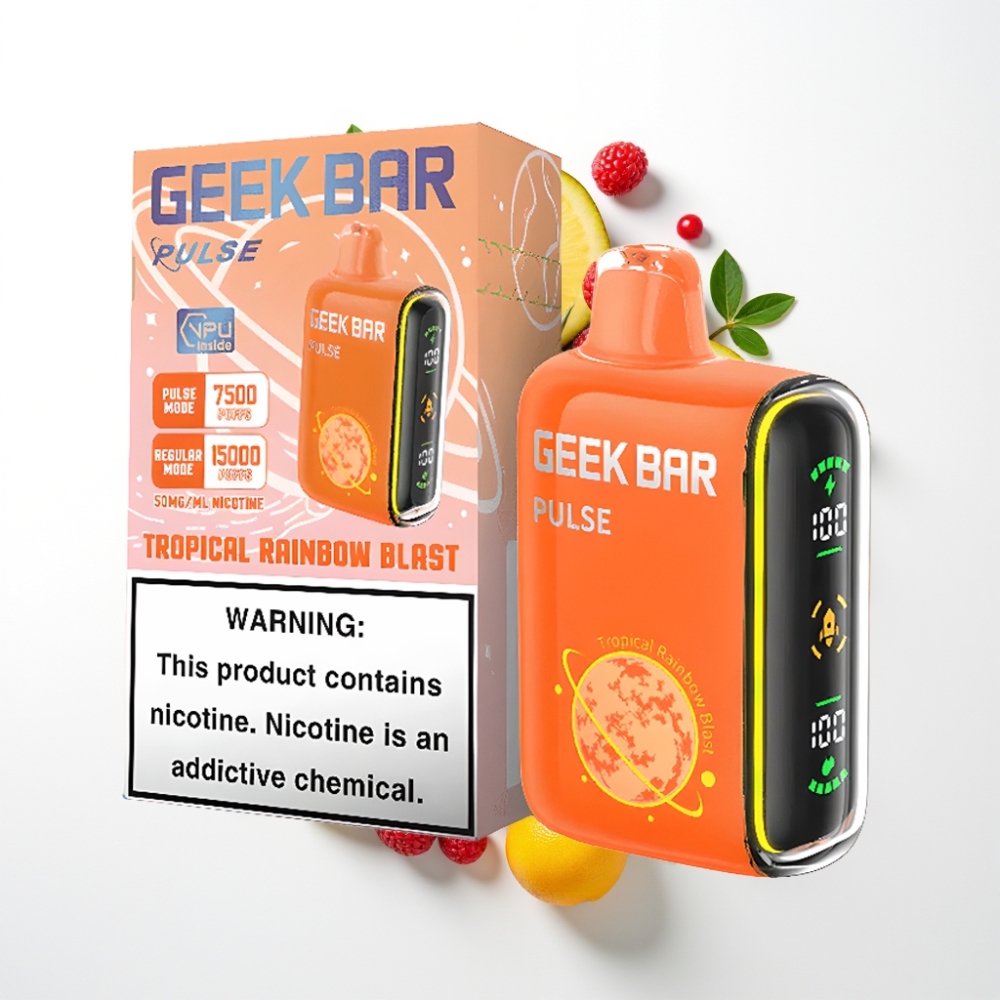 GEEK BAR Pulse 15000 Puff Elszívható Vape 16ML, 5% Nikotin, Légáramlás Szabályozható