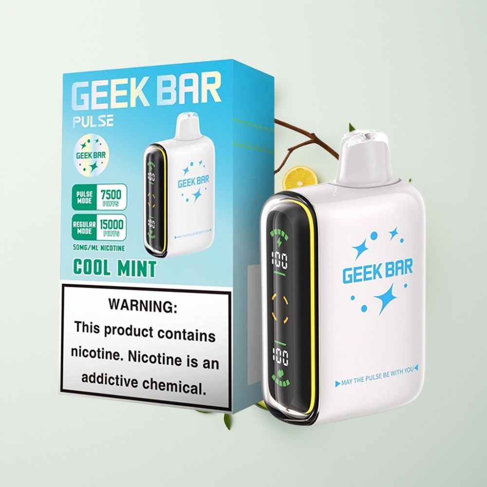 GEEK BAR Pulse 15000 Puff Elszívható Vape 16ML, 5% Nikotin, Légáramlás Szabályozható