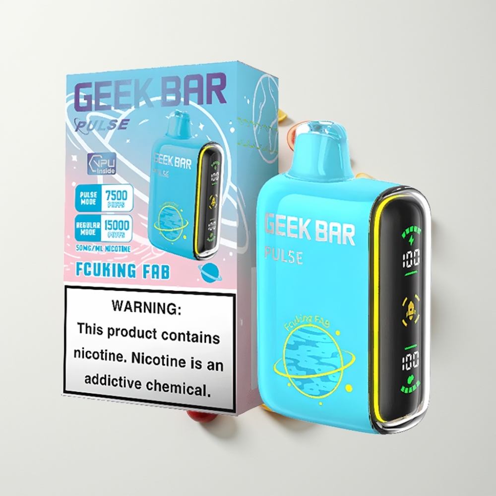 GEEK BAR Pulse 15000 Puff Elszívható Vape 16ML, 5% Nikotin, Légáramlás Szabályozható