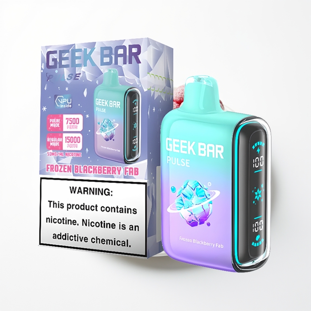 GEEK BAR Pulse 15000 Puff Fagyott Kiadás, 16ML, 5% Nikotin, Légáramlás-Szabályozó