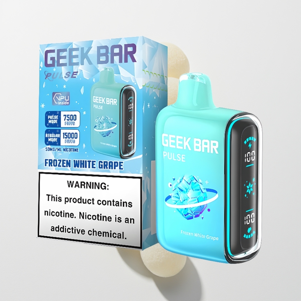 GEEK BAR Pulse 15000 Puff Fagyott Kiadás, 16ML, 5% Nikotin, Légáramlás-Szabályozó