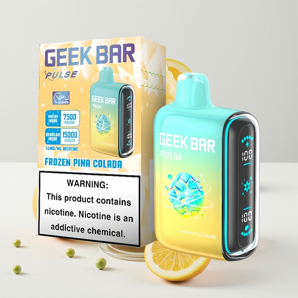 GEEK BAR Pulse 15000 Puff Fagyott Kiadás, 16ML, 5% Nikotin, Légáramlás-Szabályozó