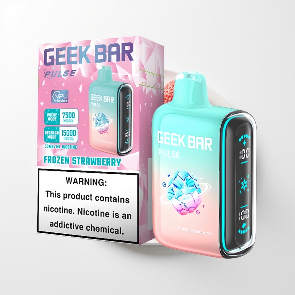 GEEK BAR Pulse 15000 Puff Fagyott Kiadás, 16ML, 5% Nikotin, Légáramlás-Szabályozó