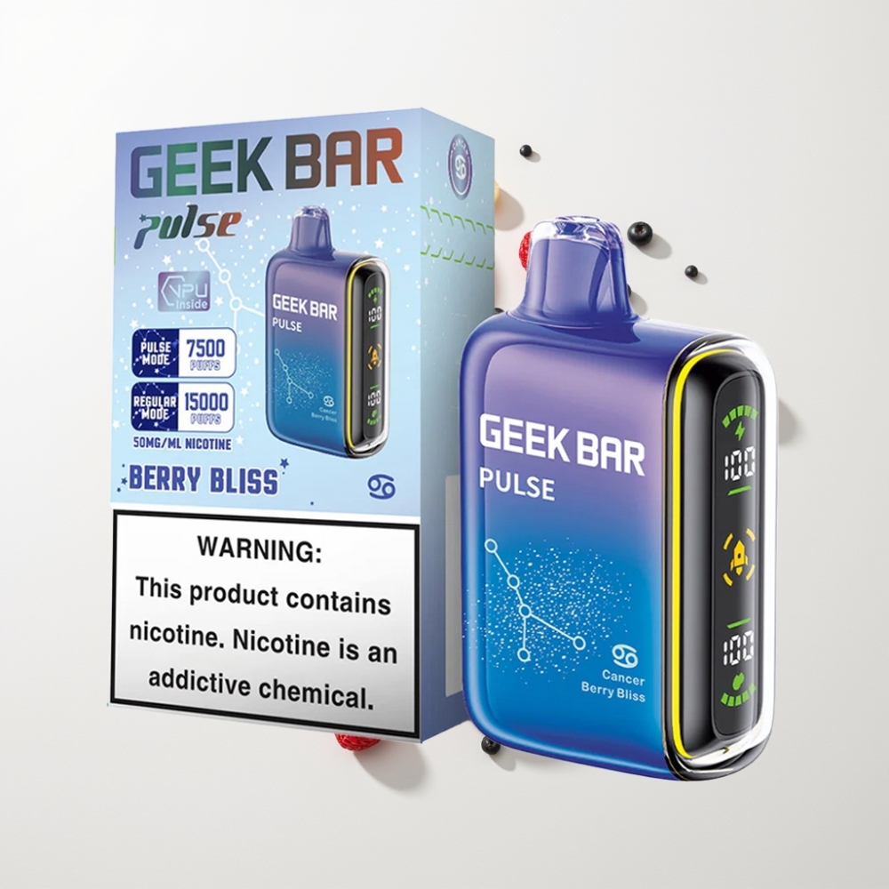 Geek Bar Pulse 15000 Puff Zodiac Kiadás – 16ML, 5% Nikotin, Légáramlás-Szabályozó