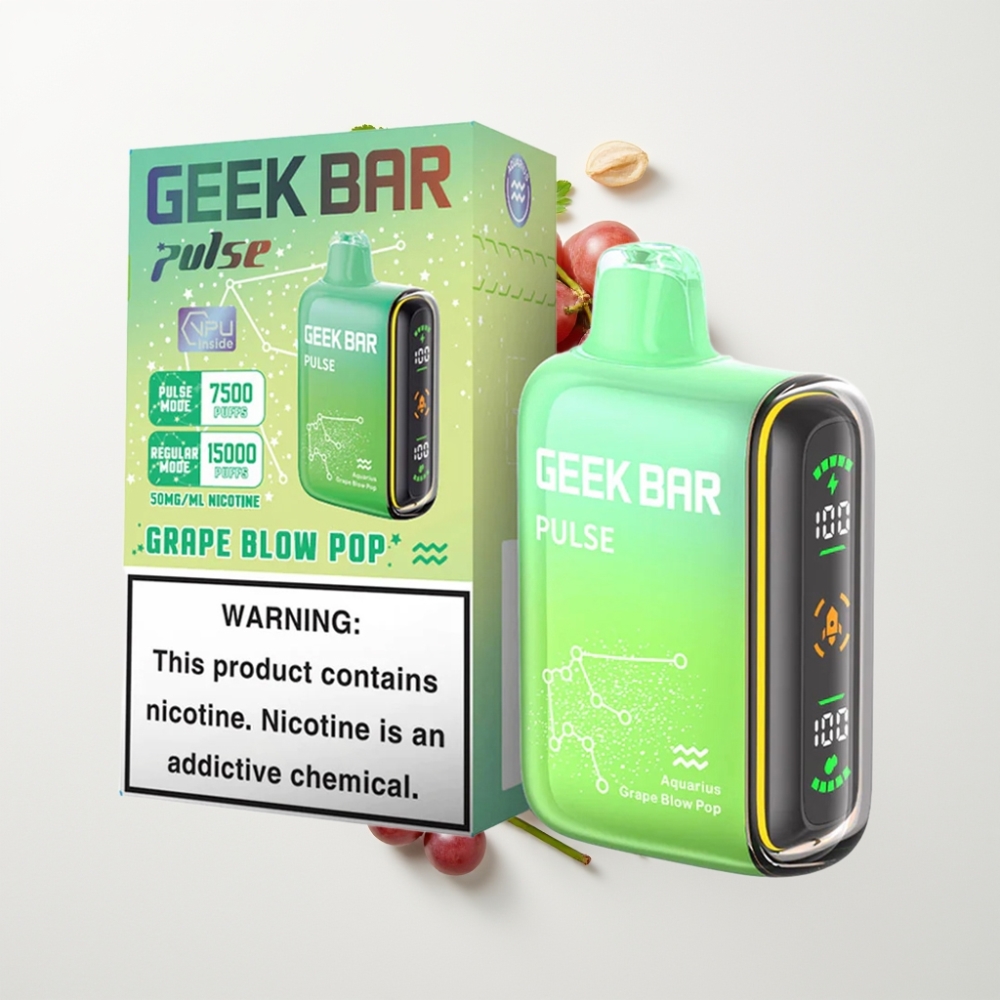 Geek Bar Pulse 15000 Puff Zodiac Kiadás – 16ML, 5% Nikotin, Légáramlás-Szabályozó