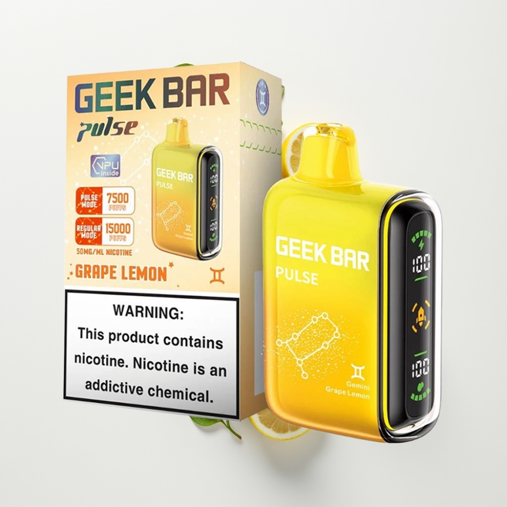 Geek Bar Pulse 15000 Puff Zodiac Kiadás – 16ML, 5% Nikotin, Légáramlás-Szabályozó