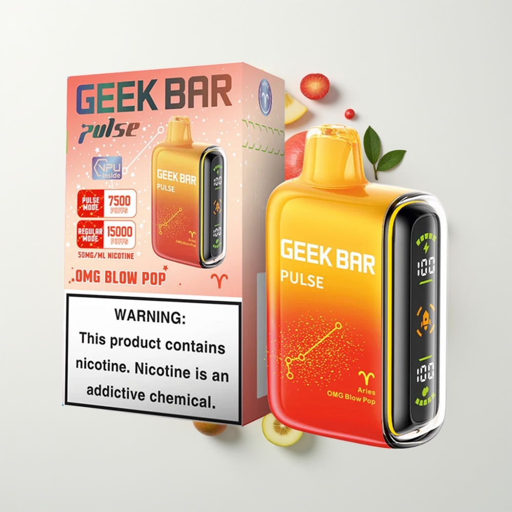 Geek Bar Pulse 15000 Puff Zodiac Kiadás – 16ML, 5% Nikotin, Légáramlás-Szabályozó