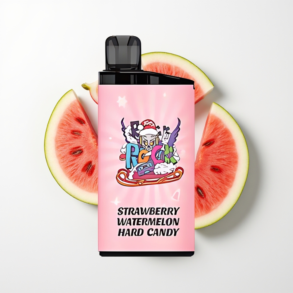 IGET Bar 3500 Puff Egyszerhasználatos E-cigaretta Eper Dinnye Kemény Cukorka, 1400 mAh, Mesh Coil
