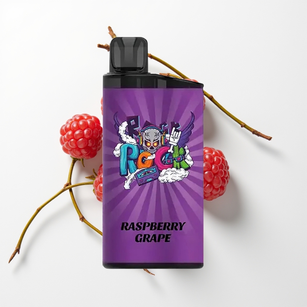 IGET Bar 3500 Puff Egyszerhasználatos Vape Málna Szőlő (1,2 Ohm Mesh, 1400 mAh, 78g)