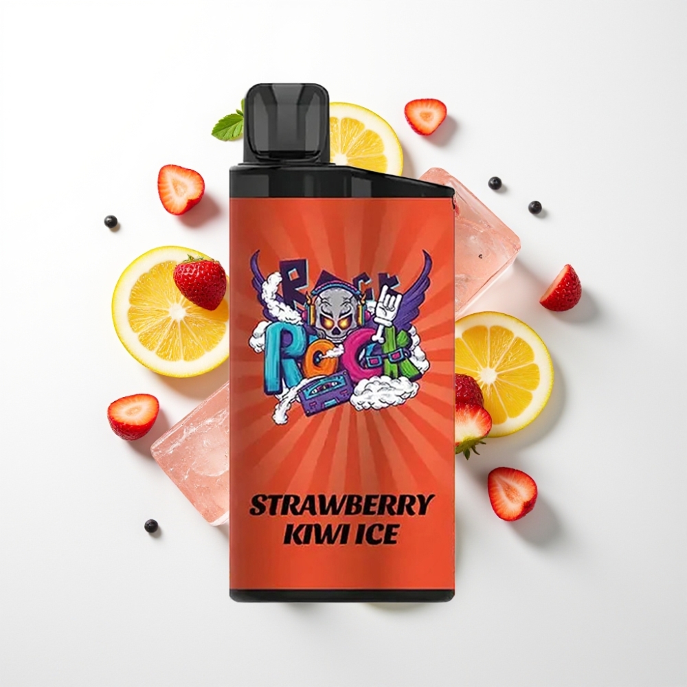 IGET Bar 3500 Puffs Egyszerhasználatos Vape Eper-Kiwi Jég 1,2 Ohm Mesh, 1400 mAh