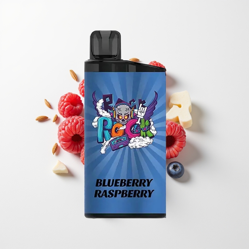 IGET Bar 3500 Puffs Eldobható E-Cigi Áfonya-Málna, 1400 mAh, Mesh Coil
