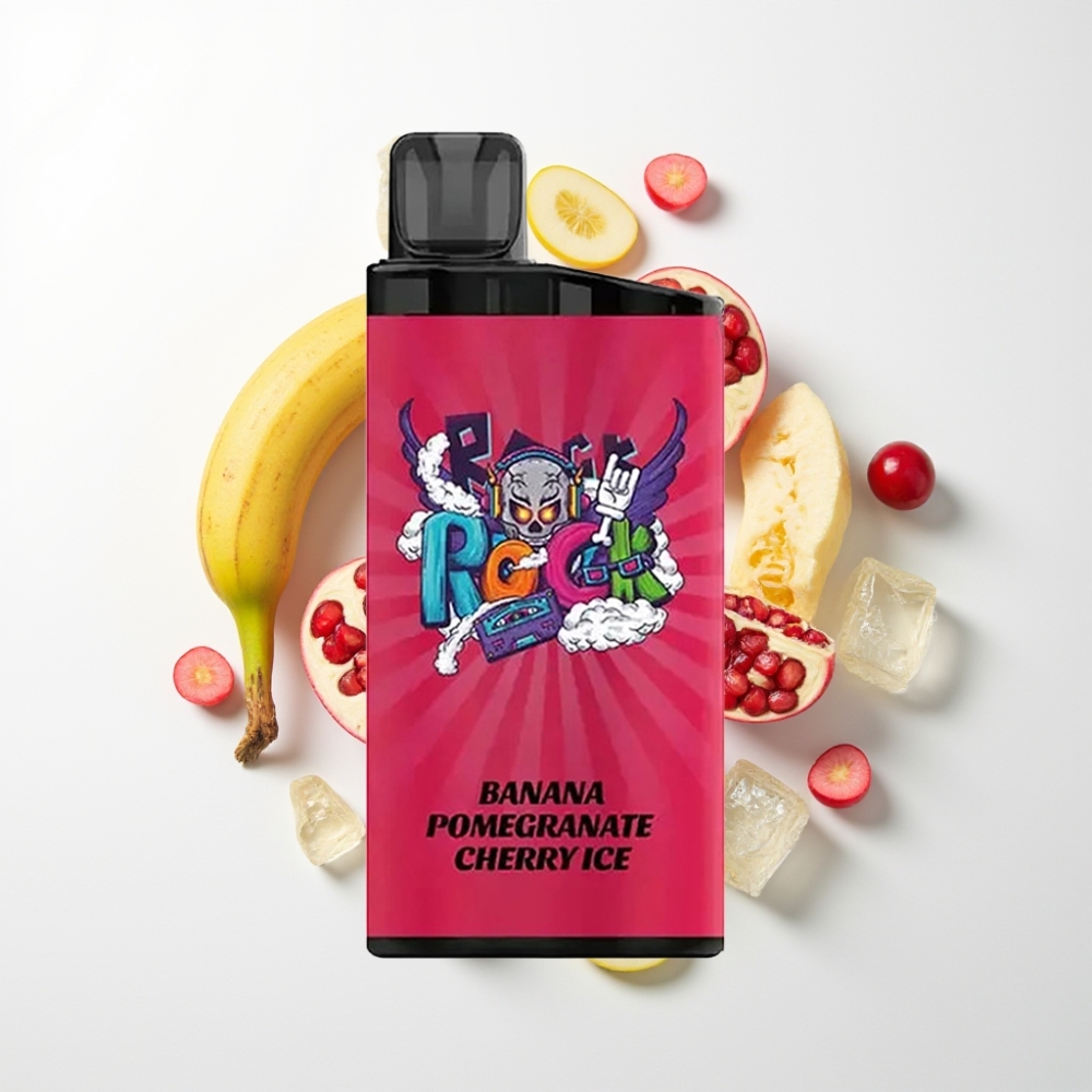 IGET Bar 3500 Puffs Eldobható E-pára Banán Gránátalma Cseresznye Jég 1,2 Ohm Mesh Coil 1400 mAh