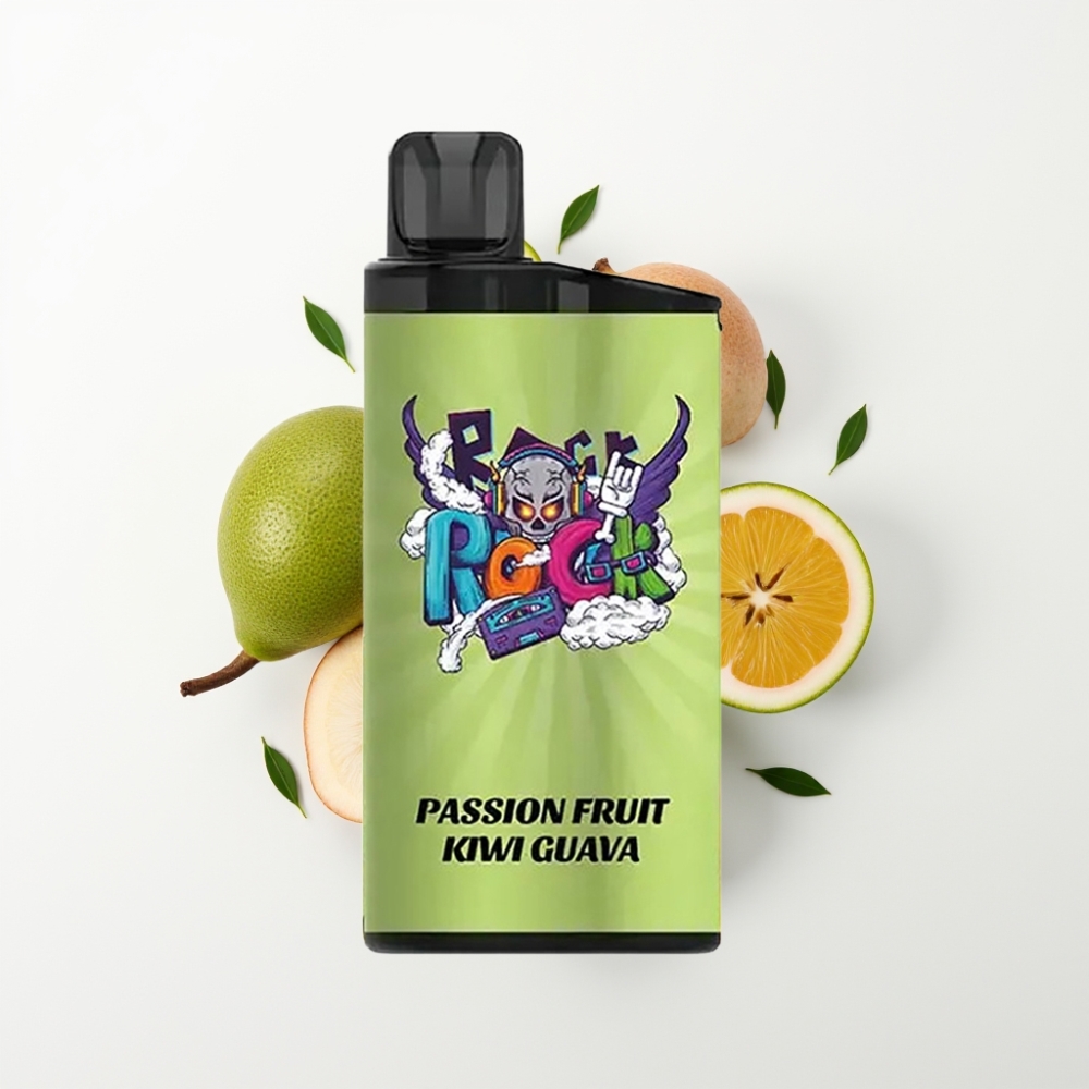 IGET Bar 3500 Puffs Elszívható E-Pára Málna-Kiwi-Guava, 1400 mAh, 1.2 Ohm Mesh