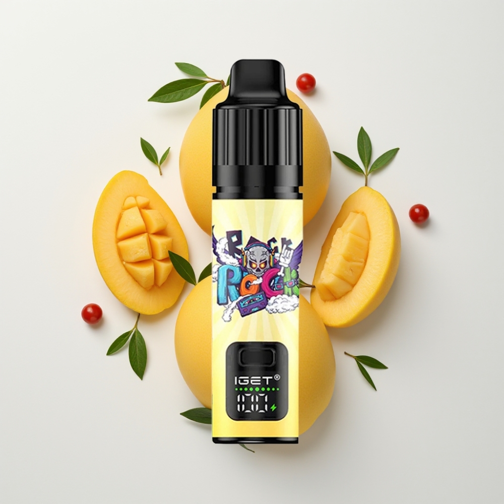 IGET BAR PLUS S3 POD 10000 Puff Egyszer használatos E-vape Mango Szörny 50mg/mL 18ml